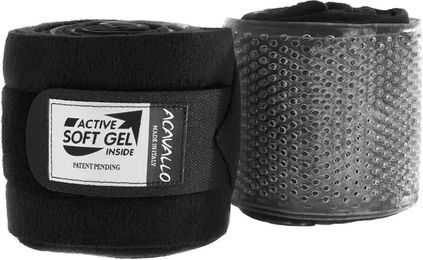 Acavallo Gamaschen aus Fleece in Schwarz – Bild 1 von 3