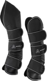 Acavallo Gamaschen für Pferde aus Polyester 900D Ripstop Schwarz Full – Bild 1 von 1