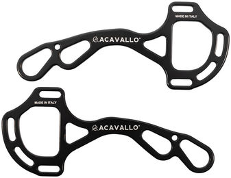 Produktbild von Acavallo Gebiss AC Alupro Hackamore aus Aluminium in Silber oder Schwarz