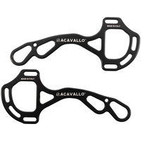 Produktbild von Acavallo Gebiss AC Alupro Hackamore aus Aluminium in Silber oder Schwarz