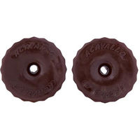 Produktbild von Acavallo Gebissunterlegscheiben aus weichem Gummi für Pferde in Schwarz oder Braun