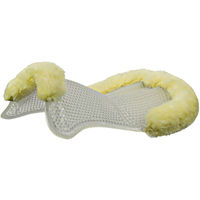 Produktbild von Acavallo Gel Pad AC Back Riser mit Schaffell transparent OneSize