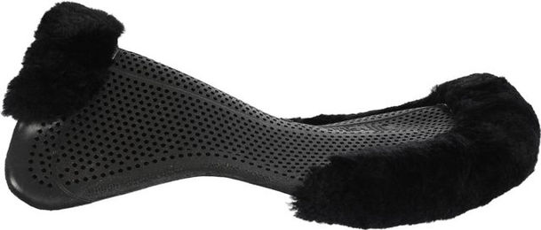 Acavallo Gel Pad Active Dri-Lex mit Lammfell für Pferde Größe M Weiß – Bild 1 von 2