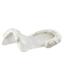 Acavallo Gel Pad Back Riser Sattelpad für Pferde mit erhöhtem hinterem Bereich und Eco-Fellrand – Bild 1 von 3
