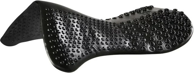 Acavallo Gel-Pad Massage Silikon Schwarz Hinten Erhöht für Vollblut – Bild 1 von 4