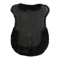 Produktbild von Acavallo Gel Pad mit erhöhtem Heckaufzug und Schaffellunterseite für Pferde Schwarz OneSize