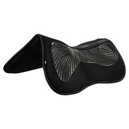 Acavallo Gel Pad Pocket & Memory Foam Half Pad Schwarz Größe L – Bild 1 von 4