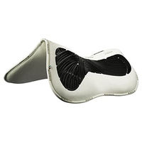 Produktbild von Acavallo Gel Pad Pocket & Memory Foam Half Pad Weiß Größe M