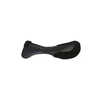 Produktbild von Acavallo Gel Pad vorne erhöht mit Schaffell Schwarz OneSize