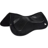 Produktbild von Acavallo Gel und Memory Foam Halfpad Pferdedämpfer Schwarz Pony/COB
