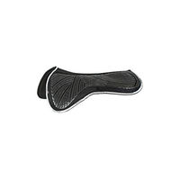 Produktbild von Acavallo Gel und Memory Foam Sattelunterlage mit Silicon Grip und 3D-Abstandsgewirke Schwarz Größe L