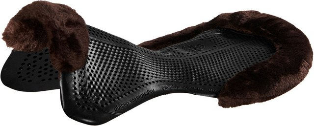 Acavallo Gelpad NS Classic Cut-Out Kunstlammfell Flach Black/Brown Größe L – Bild 1 von 1