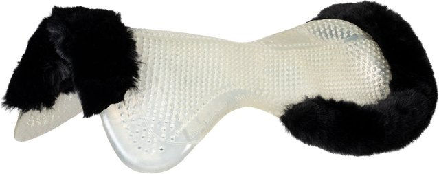 Acavallo Gelpad NS Classic Cut-Out Kunstlammfell Flach Transparent/Black Größe L – Bild 1 von 1