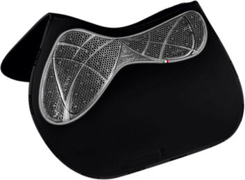 Acavallo Gelpad X-Grip System Jump Sattelunterlage für Pferde Schwarz Grau One Size – Bild 1 von 2