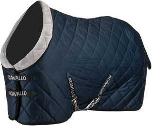 Acavallo Gesteppte Stalldecke für Pferde Marineblau 155 cm - 200 g – Bild 1 von 6