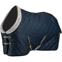 Produktbild von Acavallo Gesteppte Stalldecke für Pferde Marineblau 155 cm - 200 g