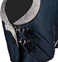 Acavallo Gesteppte Stalldecke für Pferde aus Polyester in Blau 200g – Bild 1 von 2