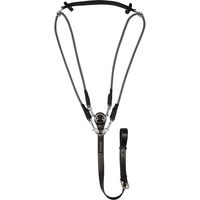 Produktbild von Acavallo Gogue Longierbedarf aus italienischem Leder und Nylon in Schwarz