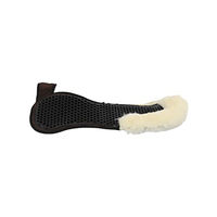 Produktbild von Acavallo Hexa Soft Micro Gel Pad mit Lammfell in Braun und Natur