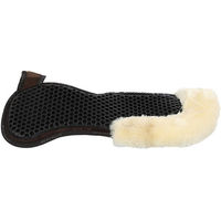 Produktbild von Acavallo Hexagonal Gel Pad mit Memory Foam und Schafsfellrand für Pferde