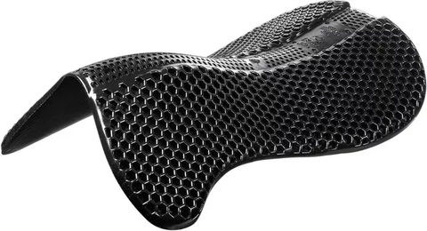 Acavallo Hexagonal Soft Gel Sattelpad mit Wabenstruktur in Schwarz – Bild 1 von 5