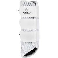 Produktbild von Acavallo Hintergamaschen für Pferde aus perforiertem Neopren Weiß XL