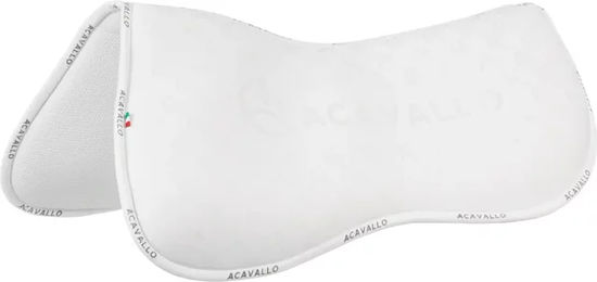 Produktbild von Acavallo Hüftkissen für Pferde mit Bambusfaser, Lycra und Memory Foam in Weiß Größe M