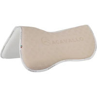 Produktbild von Acavallo Hüftkissen für Pferde mit Bambusfaser-Unterlage aus Lycra und Memory Foam in Beige Größe L