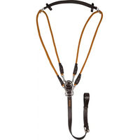 Produktbild von Acavallo Italian Dori Pferdehalfter aus Leder und Nylon in Braun für Vollblut