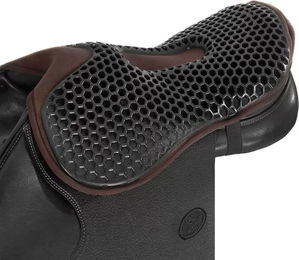 Acavallo Jump Gel Ortho-Pubis Sattelsitzkissen Gel-out Dri-lex Größe L Braun – Bild 1 von 8