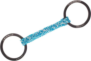 Acavallo Jumpe Alupro Gebiss für Pferde mit 2 Ringen in Grau – Bild 1 von 3
