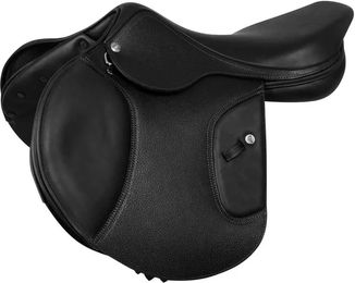 Produktbild von Acavallo KC Race 1.6 Pferdesattel aus Leder in Schwarz 17,5 Zoll