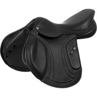 Produktbild von Acavallo KC Race 1.6 Springsattel für Pferde aus Kunstleder Schwarz 17,5 Zoll