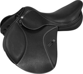 Produktbild von Acavallo KC Race 2.6 Pferdesattel aus Leder in Schwarz 17 Zoll