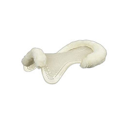 Produktbild von Acavallo Lambskin Just Gel Half Pad Lammfell Weiß Medium