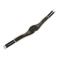Produktbild von Acavallo Langgurt Anatomic PVC+Gel mit Eco-Wolle Schwarz 135 cm