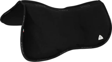 Acavallo Memory Foam Half Pad mit Front Riser Sattelunterlage Schwarz Größe M – Bild 1 von 10