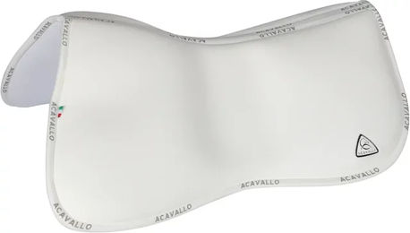 Acavallo Memory Foam Half Pad Sattelpad Weiß Größe M – Bild 1 von 4