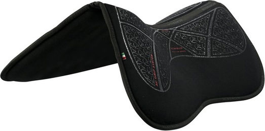 Acavallo Memory Foam Half Pad Sattelunterlage für Pferde mit AC Silikon-Grip in Braun Größe M – Bild 1 von 4