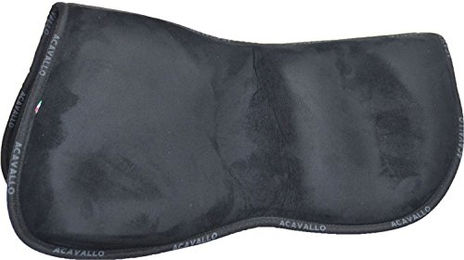 Acavallo Memory Foam Sattelpad mit Front Riser Schwarz Größe L – Bild 1 von 4