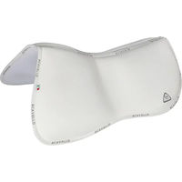 Produktbild von Acavallo Memory Foam Sattelpad mit Rear Riser in Weiß Größe L