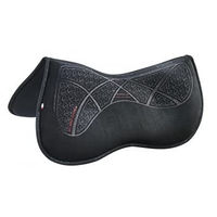 Produktbild von Acavallo Memory Pad AC-Grip Sattelunterlage für Pferde mit Memory Foam in Schwarz Silber Größe L