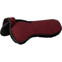 Produktbild von Acavallo MF-S WFS Classic Satteldämpfer aus Wildleder für Pferde in Rot