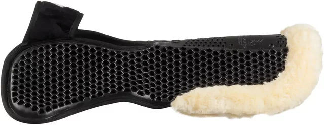 Produktbild von Acavallo MF-S WFS Dämpfer für Pferde aus Wildleder mit hexagonalem Gel in Schwarz