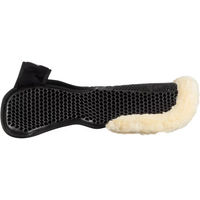 Produktbild von Acavallo MF-S WFS Dämpfer für Pferde aus Wildleder mit hexagonalem Gel in Schwarz