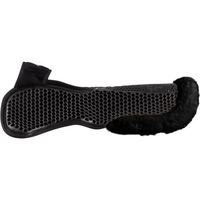 Produktbild von Acavallo MF-S WFS Dämpfer für Pferde aus Wildleder mit hexagonalem Gel in Schwarz
