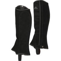 Produktbild von Acavallo Minichaps aus Wildleder in Schwarz für Pferde Unisex