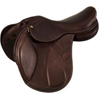 Produktbild von Acavallo Modigliani Springstuhl für Pferde aus Leder mit Latex-Panels in Braun