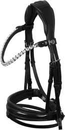 Produktbild von Acavallo Ophelia Trense aus Leder für Ponys in Schwarz oder Weiß