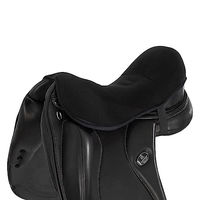 Produktbild von Acavallo Ortho-Coccyx Dressage Drilex Sattelpad Schwarz Größe L